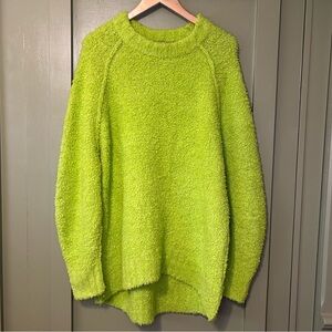 Free People Teddy Sweater Tunic sz small